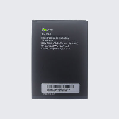 3.8V 2350 - 2400 mAh मोबाइल फोन बैटरी